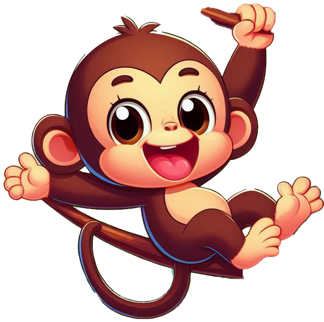 Helper Cartoon - Monkey
